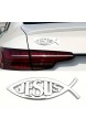 Автоэмблема "Рыбка Jesus"